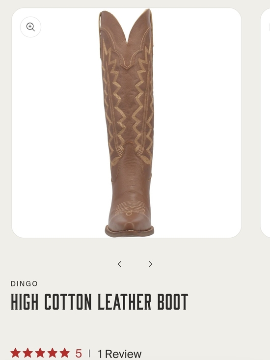 dingo Shoes - Dingo High Cotton Leather Boot
